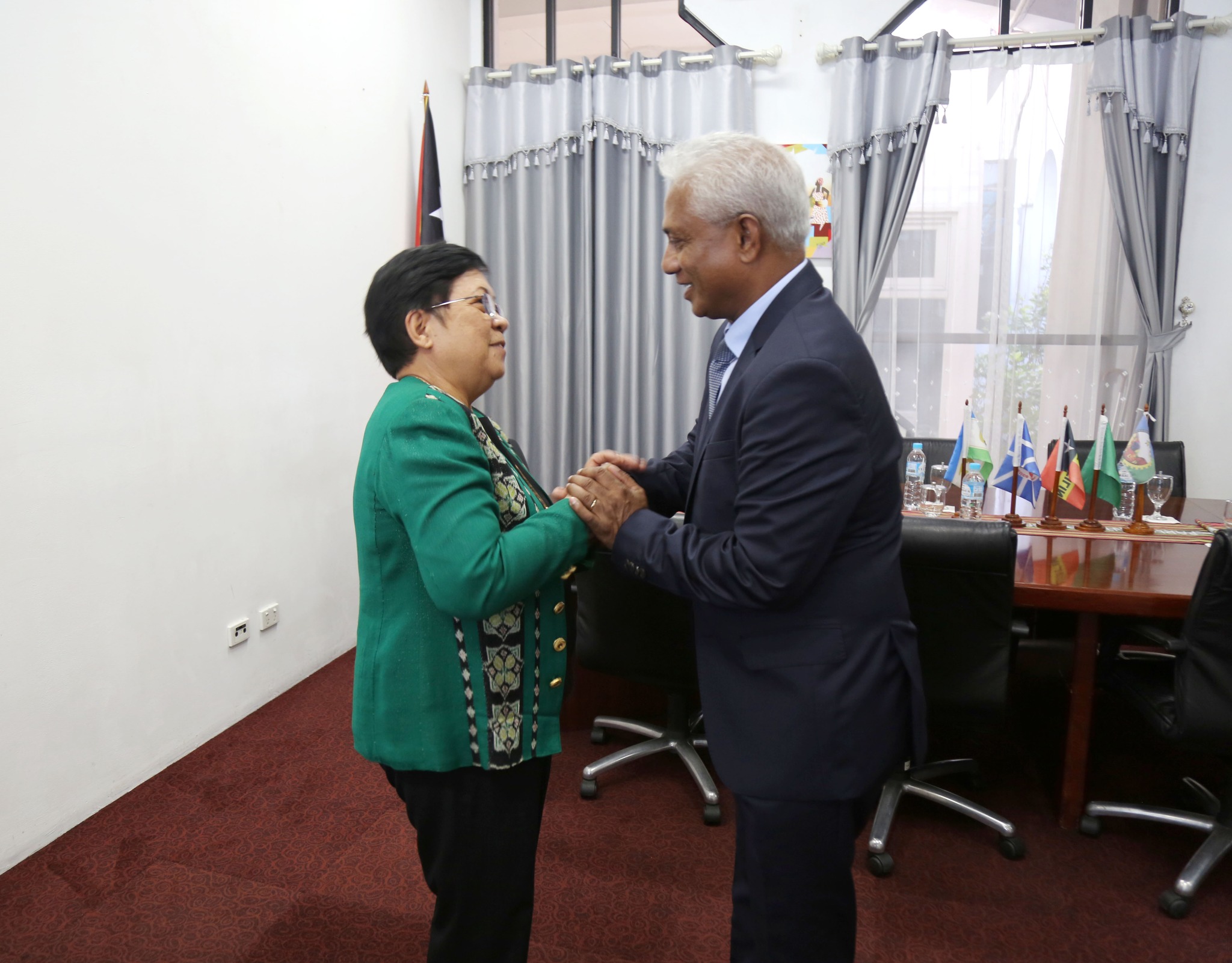 Secretário Executivo Recebido Em Audiência Pela Presidente Do Parlamento De Timor Leste (1)